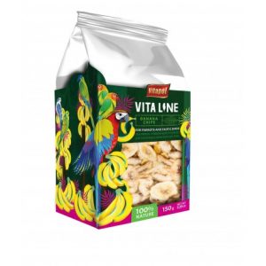 Vitaline Banana Chips for Parrots and Exotic Birds (ZVP-4226) 150g