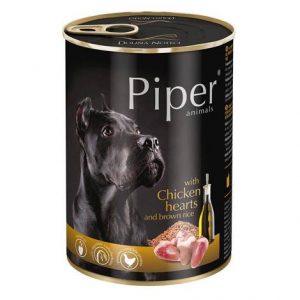 Piper Animals with Chicken Hearts and Rice 400g
