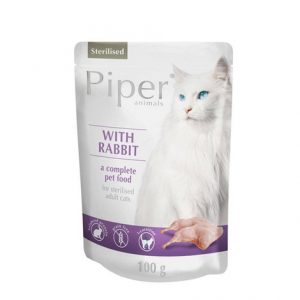 PIPER Animals Sterilised Cats with Rabbit 100g