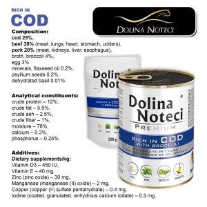 RICH IN COD WITH BROCCOLI 800 g