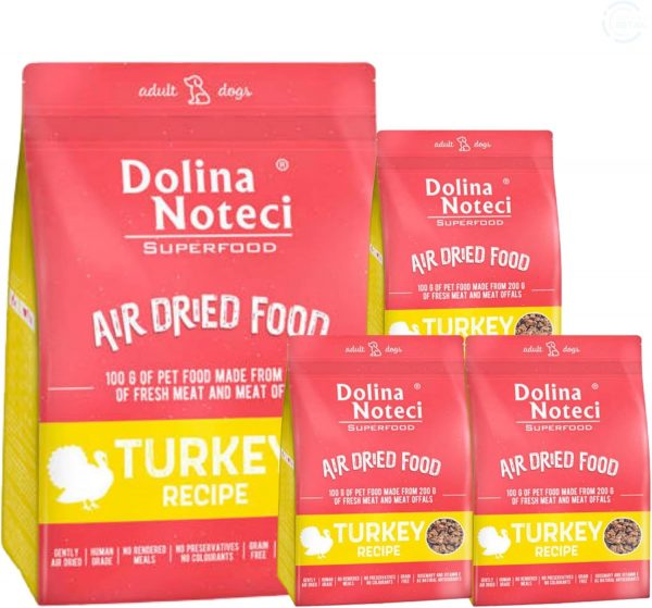 Air Dried Dog Food Dolina Noteci Superfood Turkey Dish 1 kg