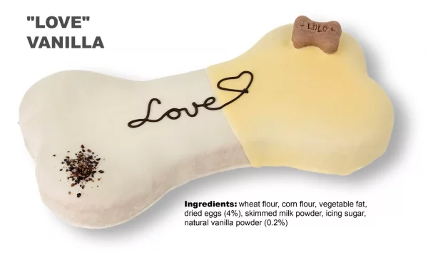 BAKERY TORT DLA PSA "LOVE" WANILIOWY - 250g