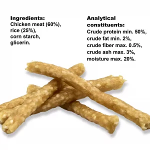 soft sticks with chicken and rice (HM-8136) 500g