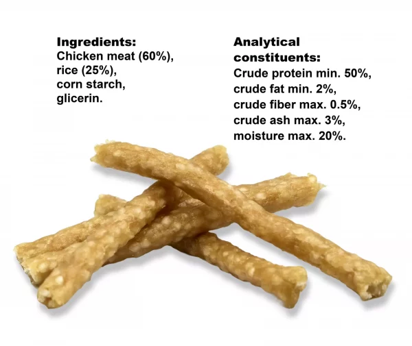 soft sticks with chicken and rice (HM-8136) 500g
