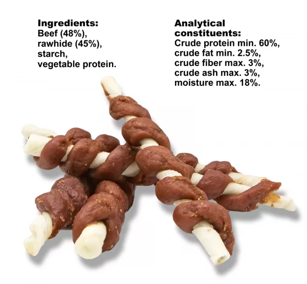 skin sticks covered with beef paste (HM-8161) 500g
