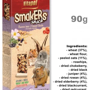 Forest fruit treats for rodents 90g