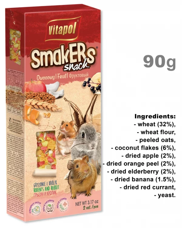 Fruit Treats for Rodents 90g