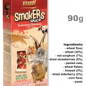Strawberry Treats for Rodents 90g