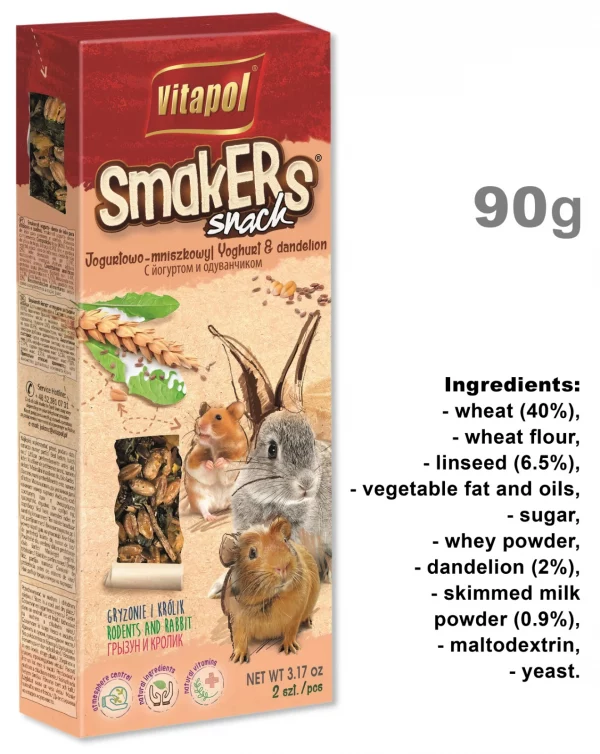 Yogurt/Dandelion Treats for Rodents 90g