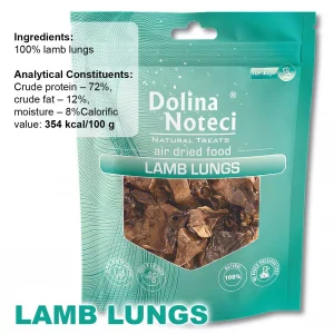 lamb lung treat for dogs 100 g